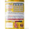 R-CAT Yellow EKG Card 3.25 x 6.75 in with Reversible Window-4