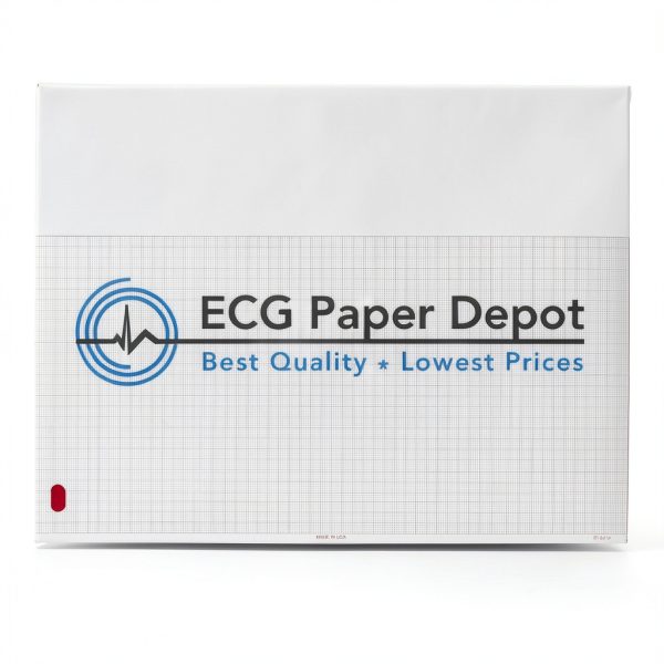 ECG Paper Depot 8.5x11 Red Grid ECG Paper 5 Pack 200 Sheets-1