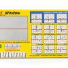 R-CAT Yellow EKG Card 3.25 x 6.75 in with Reversible Window-0