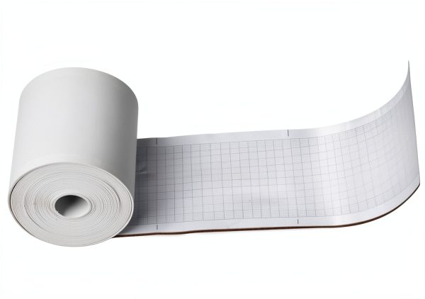 Burdick Cardiology Chart Paper 63mm x 45m Black Grid 10 Rolls Box-0